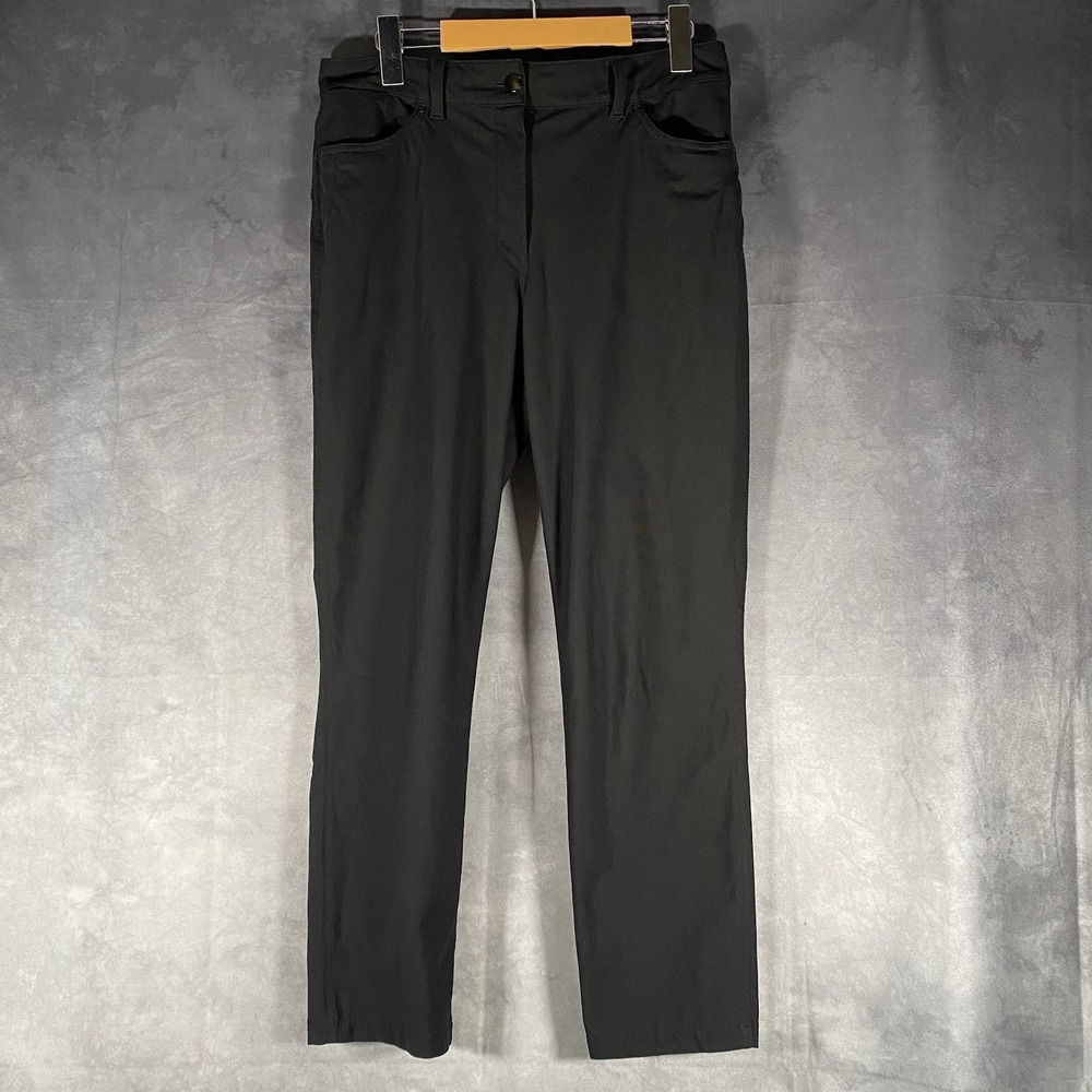 Lululemon Pants Women's Size 8 Black City Sleek Back Pocket 7/8 Ankle Warpstreme